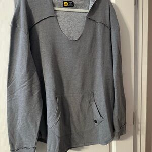 Life Is Good Heather Gray V-Neck Top